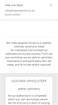 Mobile Screenshot of hideandstitch.co.uk
